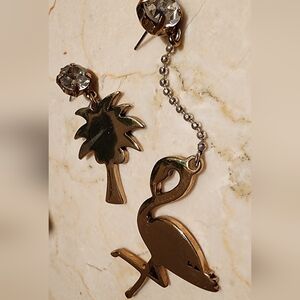 BETSY JOHNSON PELICAN & PALM TREE